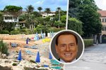 Silvio Berlusconi a jeho vily: Od Arcore (vlevo) po Lampedusu