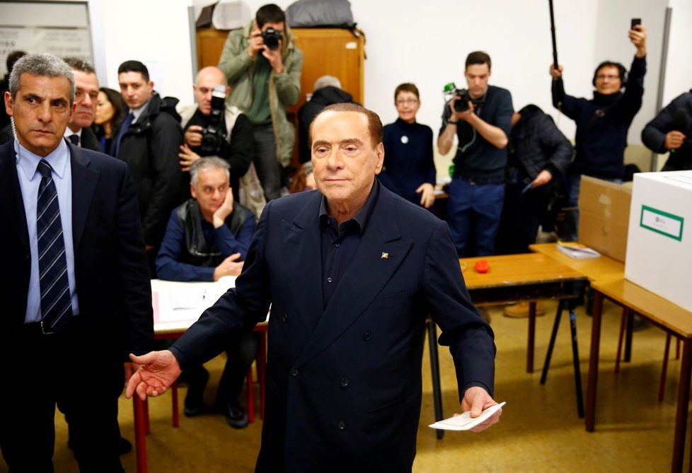 Silvio Berlusconi, lídr strany Forza Italia