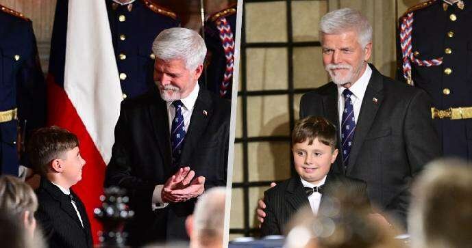 imon (9) dostal medaili Za hrdinství od prezidenta.