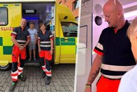 Čtvrťák vytáhl bezvědomého dědu z vody: Šimon (9) dostal medaili za hrdinství od prezidenta