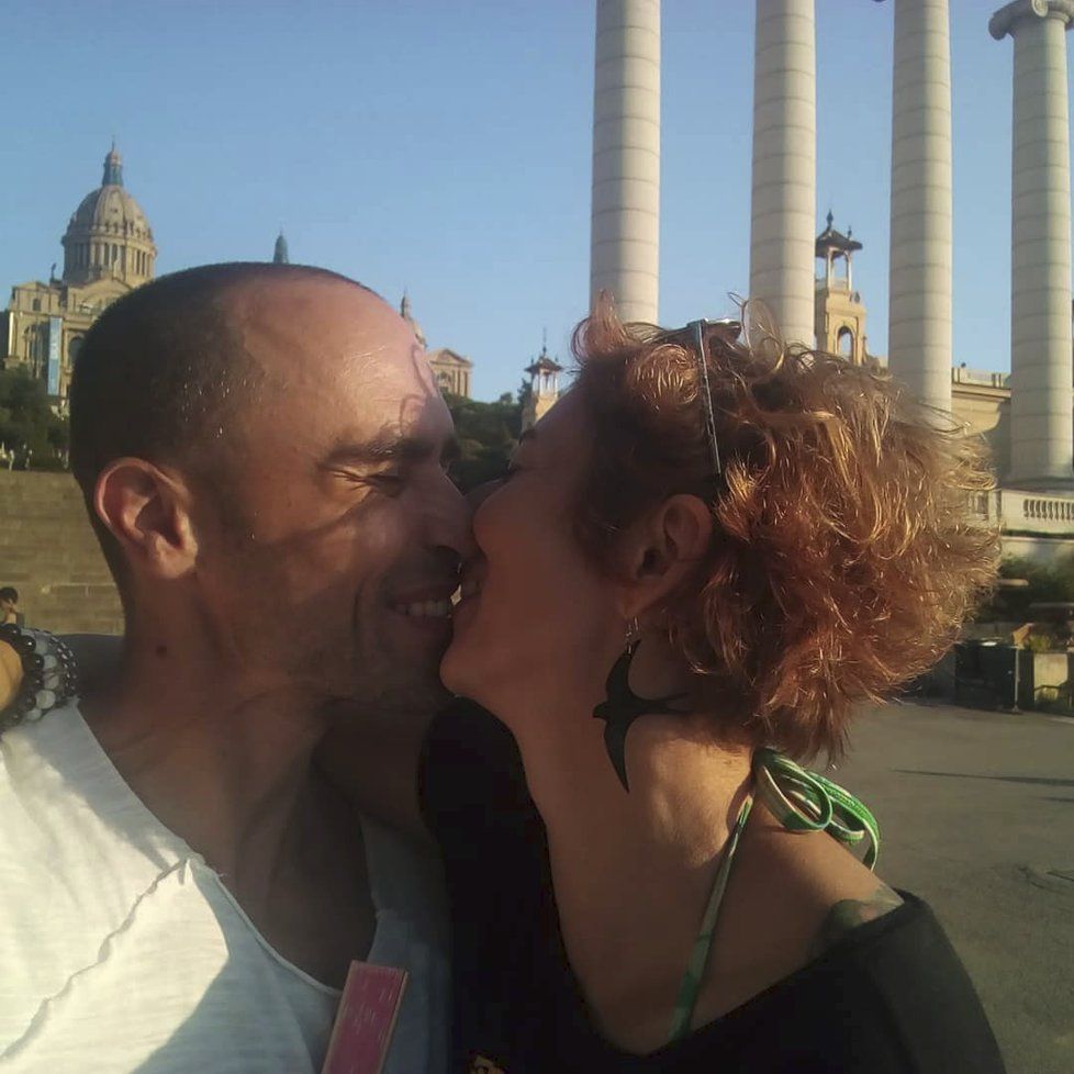 Simona Babčáková a její partner Jan Adensam na romantické dovolené