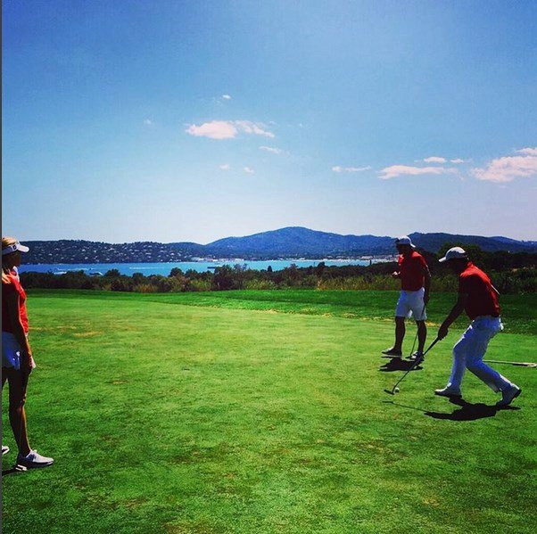 Simona Dvořáková na golfu