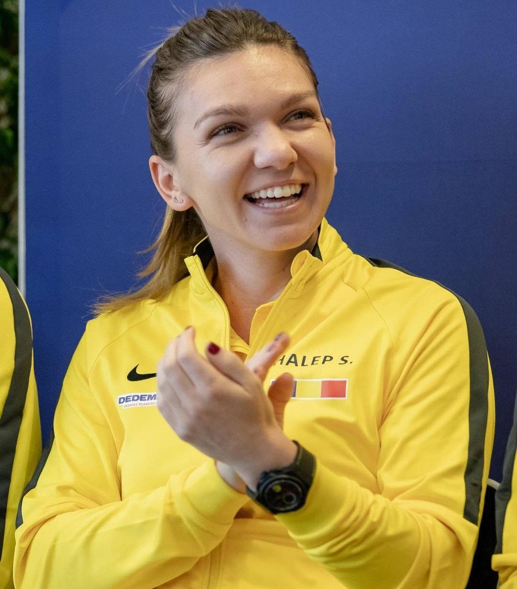 Sympatická rumunská tenistka Simona Halepová