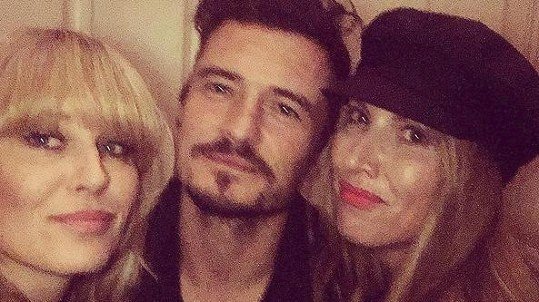 Simona Krainová a Orlando Bloom