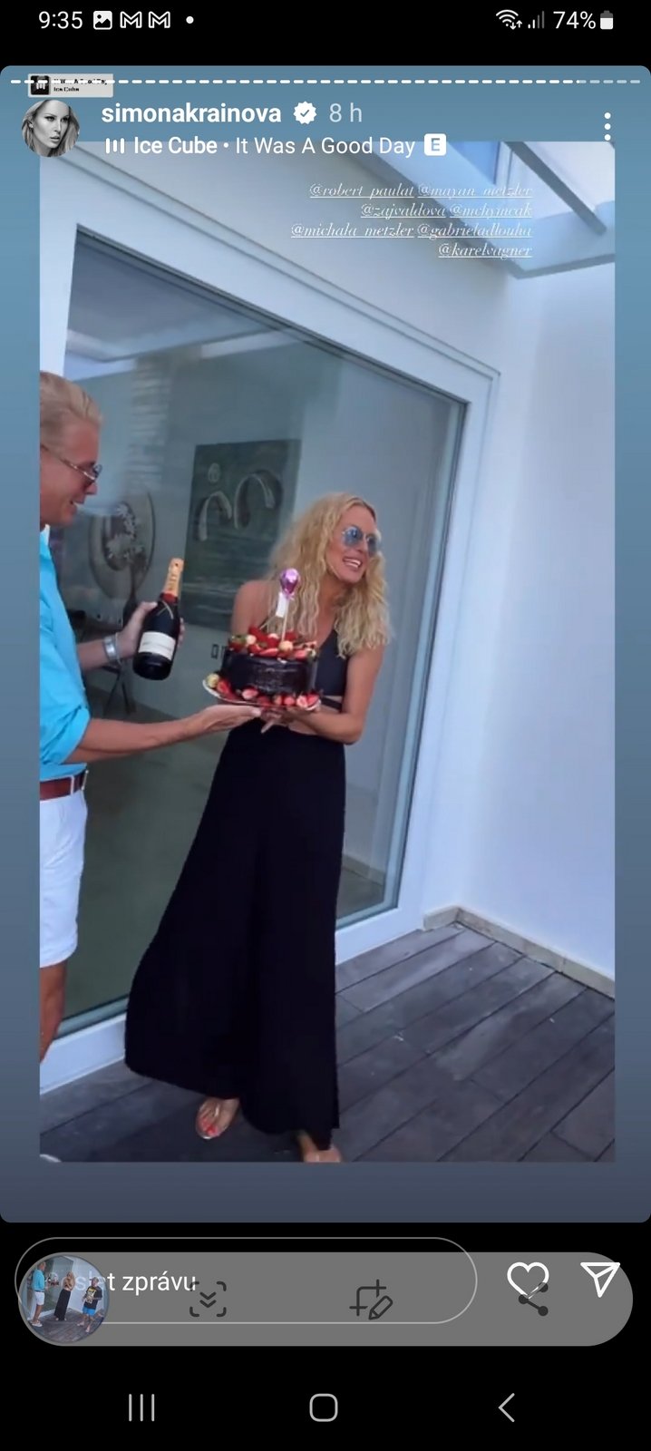 Velkolepou oslavu 50. narozeniny uspořádala Simona Krainová ve svém novém karibském domě.