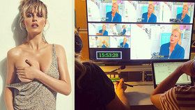 Modelka Simona Krainová v televizi: První záběry z natáčení Ordinace!