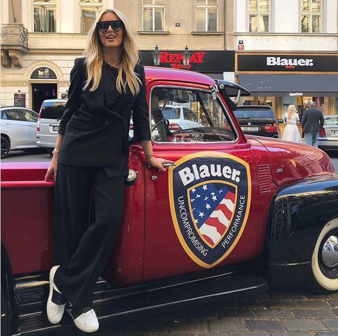 Touhle momentkou se Simona Krainová pochlubila na instagramu