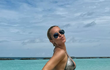 Modelka Simona Krainová na dovolené na Maledivách. 