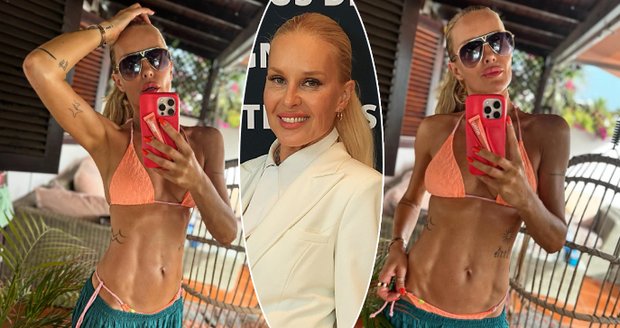 Simona Krainová a její dokonalé bříško