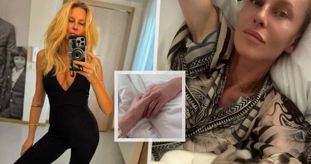 Simona Krainová skončila v nemocnici