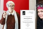 Pohřeb herečky Simony Postlerové (†59) a rozhodnutí vnoučat: Slavnou babičku vyškrtli z parte! 