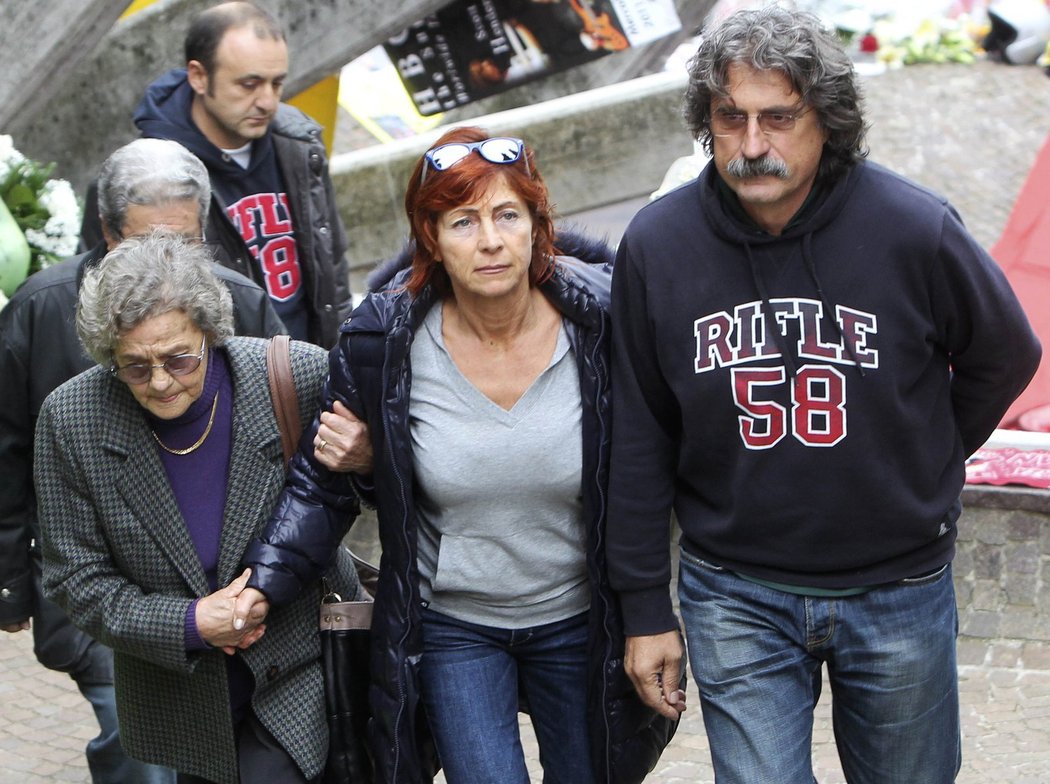 Paolo a Rossella Simoncelliovi, otec a matka tragicky zesnulého Marka.