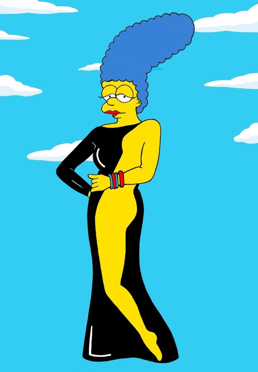 Marge jako Angelina Jolie