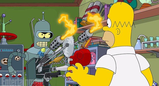Futurama se vrátí v Simpsonových