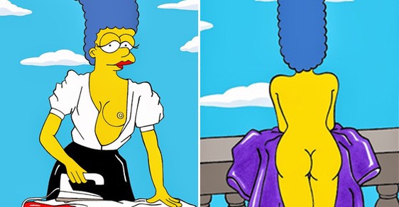 Nahá Marge Simpsonová šokuje svět