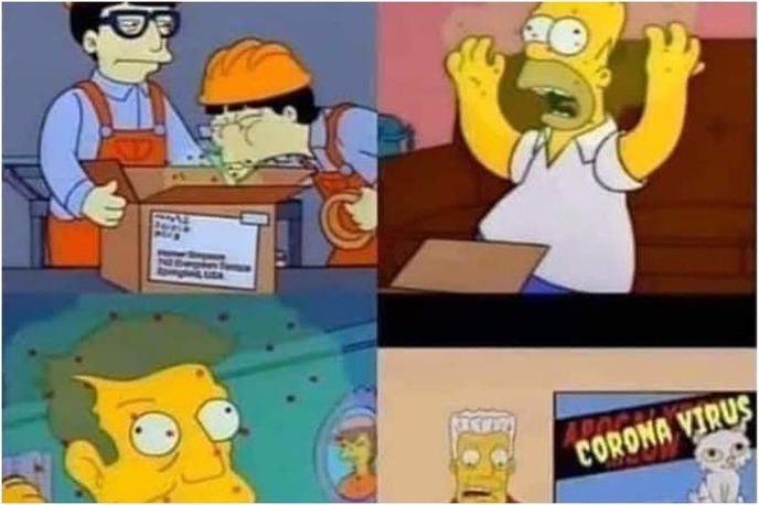 Předpověděli Simpsonovi koronavirus v roce 1993?