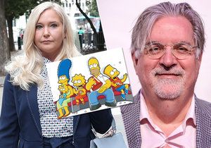 Virginia Robertsová Giuffreová (35) prý musela na rozkaz pedofilního finančníka masírovat plesnivé nohy tvůrce seriálu Simpsonovi.