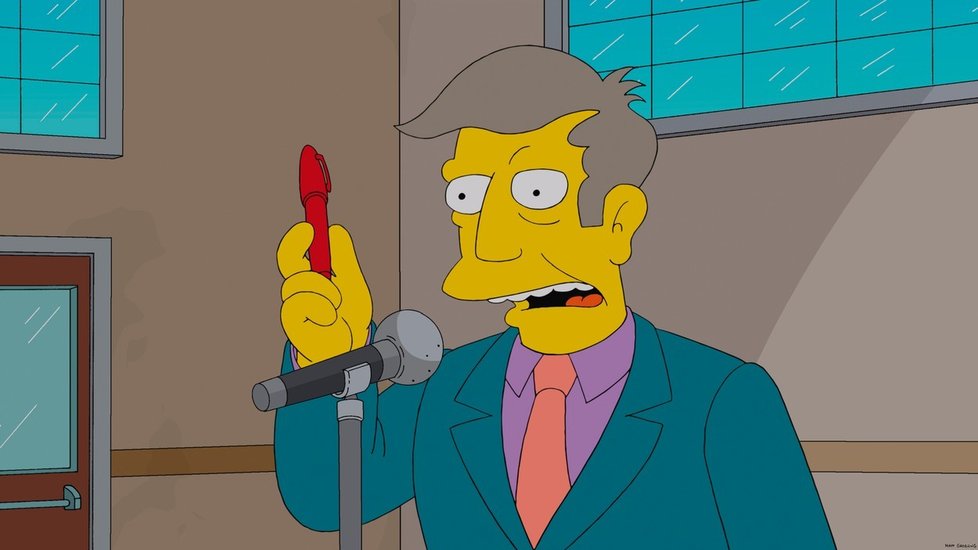 Ředitel Seymour Skinner v Simpsonových