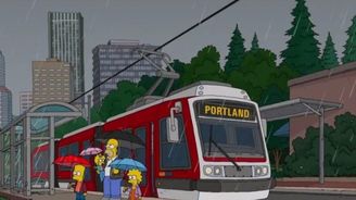 Simpsonovi se svezli v české tramvaji. Českých stop je ale v seriálu mnohem víc