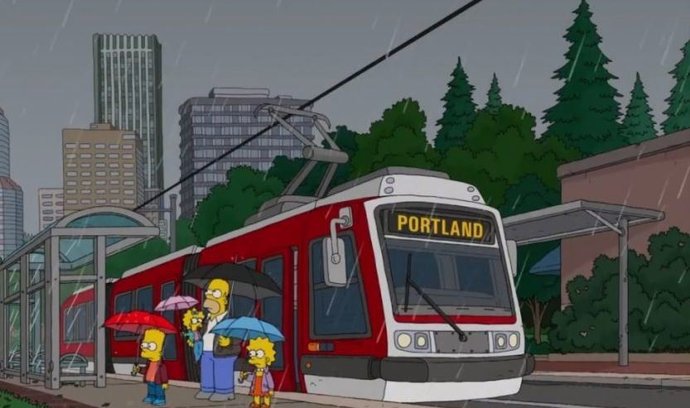 Simpsonovi se svezli v české tramvaji. Českých stop je ale v seriálu mnohem víc