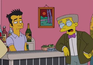 Smithers a jeho nový přítel - barman Julio.