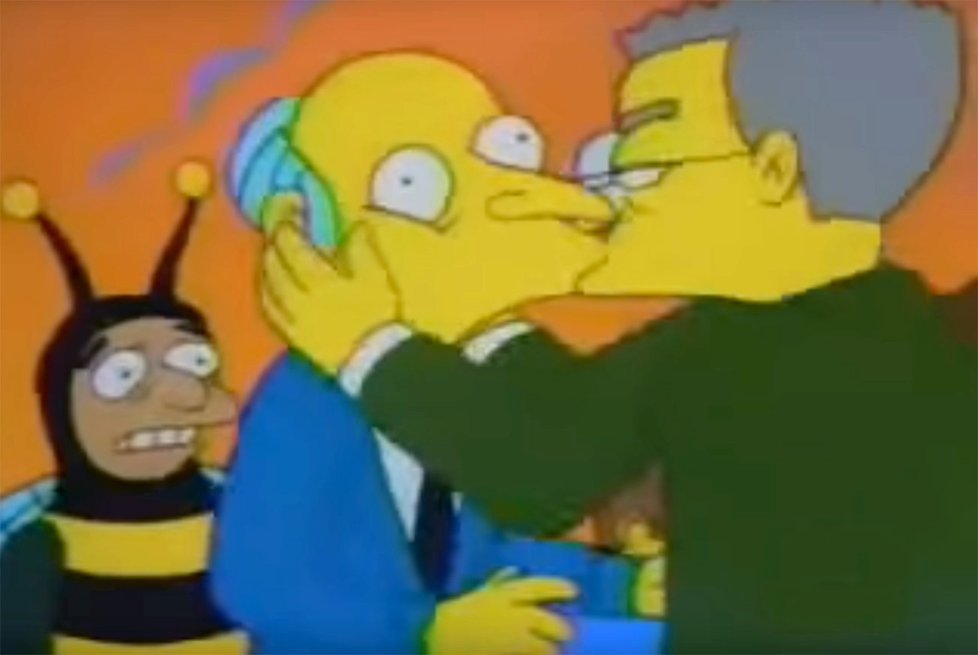 Smithers vlepil hudlana Burnsovi v roce 1997.