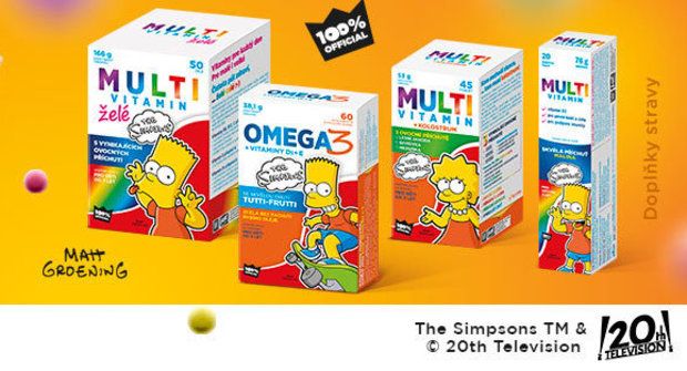 Výherci soutěže o balíček vitamínů Simpsonovi