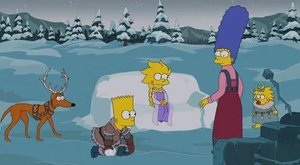 Simpsonovi si dělají srandu z Ledového království