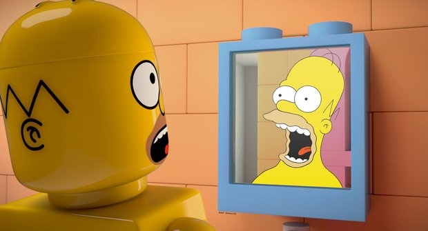10 fotek ze seriálu Simpsonovi, který obsadilo LEGO