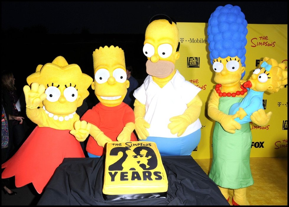 Simpsonovi sedí na gauči už 28 let