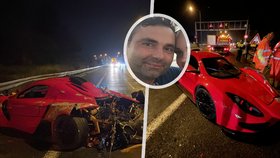 Luxusní bourák za miliony boural na dálnici: Řídil ho majitel Sin Cars!