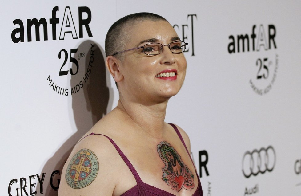 Sinead O´Connor o vzhled moc nedbá.