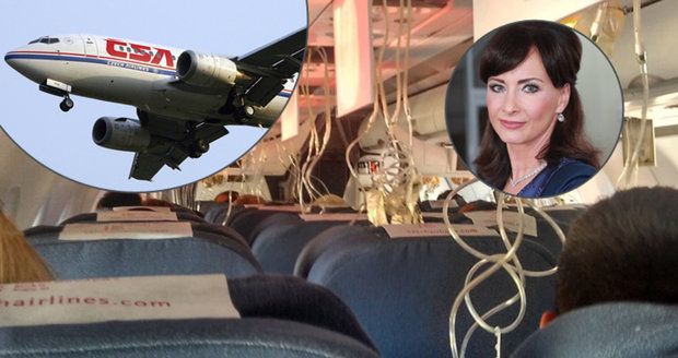 V rozbitém letadle ČSA byla i Šinkorová! O nouzovém přistání, dekompresi v kabině i šoku na letišti! 