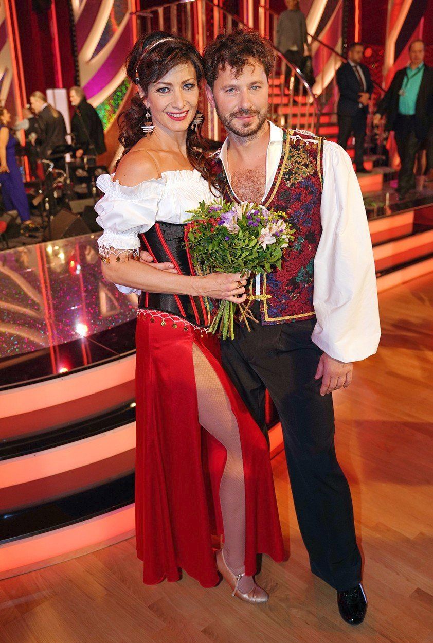 Daniela Šinkorová s tanečníkem Michalem Padevětem