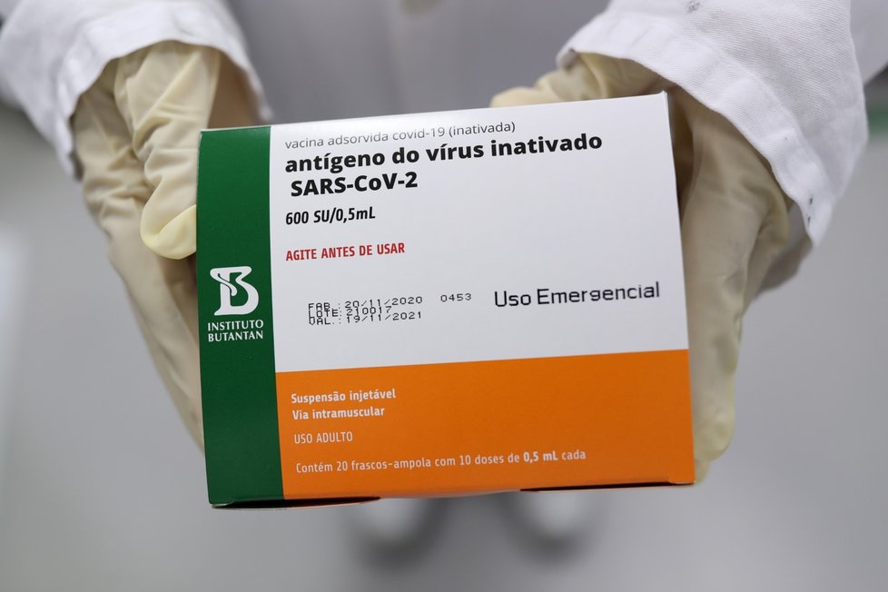 Brazílie má očkování od čínského Sinovaku.