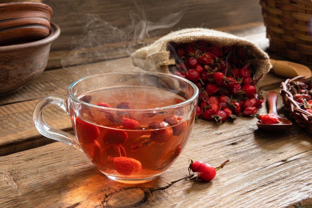 Šípkový čaj posiluje imunitu a je účinný proti únavě