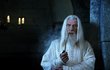 Sir Ian McKellen jako čaroděj Gandalf.