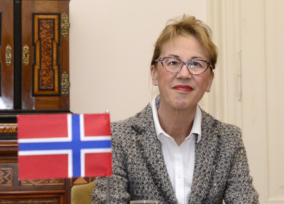 Norská velvyslankyně Siri Ellen Sletnerová
