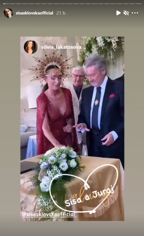 Sisa Sklovská slavila druhou svatbu