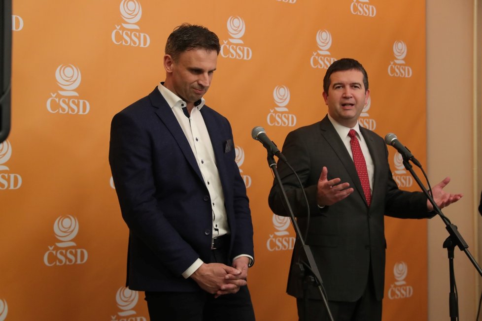 Nové vedení ČSSD: Jan Hamáček a Jiří Zimola