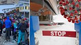 Konec lyžování ve Švýcarsku? Zmutovaný koronavirus ohrožuje provoz skiareálů