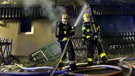 Požár rodinného domu ve Skalici u České Lípy (16. 12. 2022)