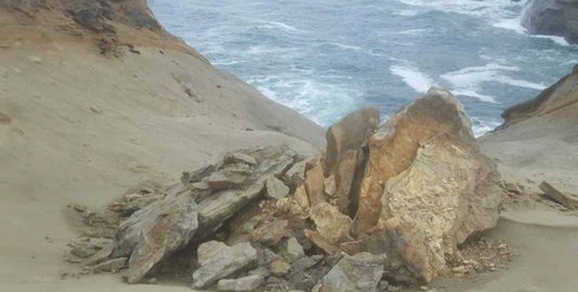 Vandalové zničili vzácný skalní útvar v oregonském státním parku.