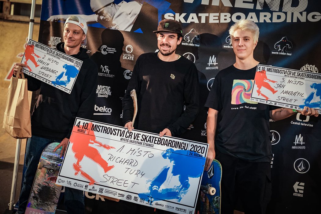 Ti nejlepší ze skateboardingového mistrovství republiky včetně Maxima Habance