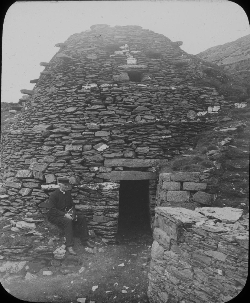 Zbytky kláštera z cca osmého století na ostrově Skellig Michael