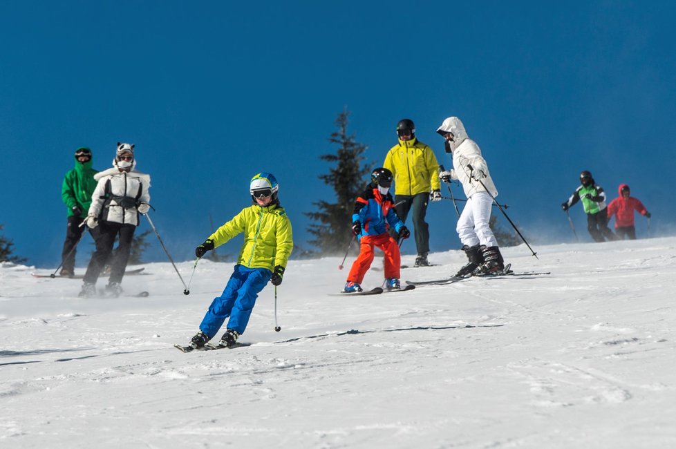 Pro lyžování je podle statistik nejlepší konec ledna, kdy bývá nejvíce sněhu