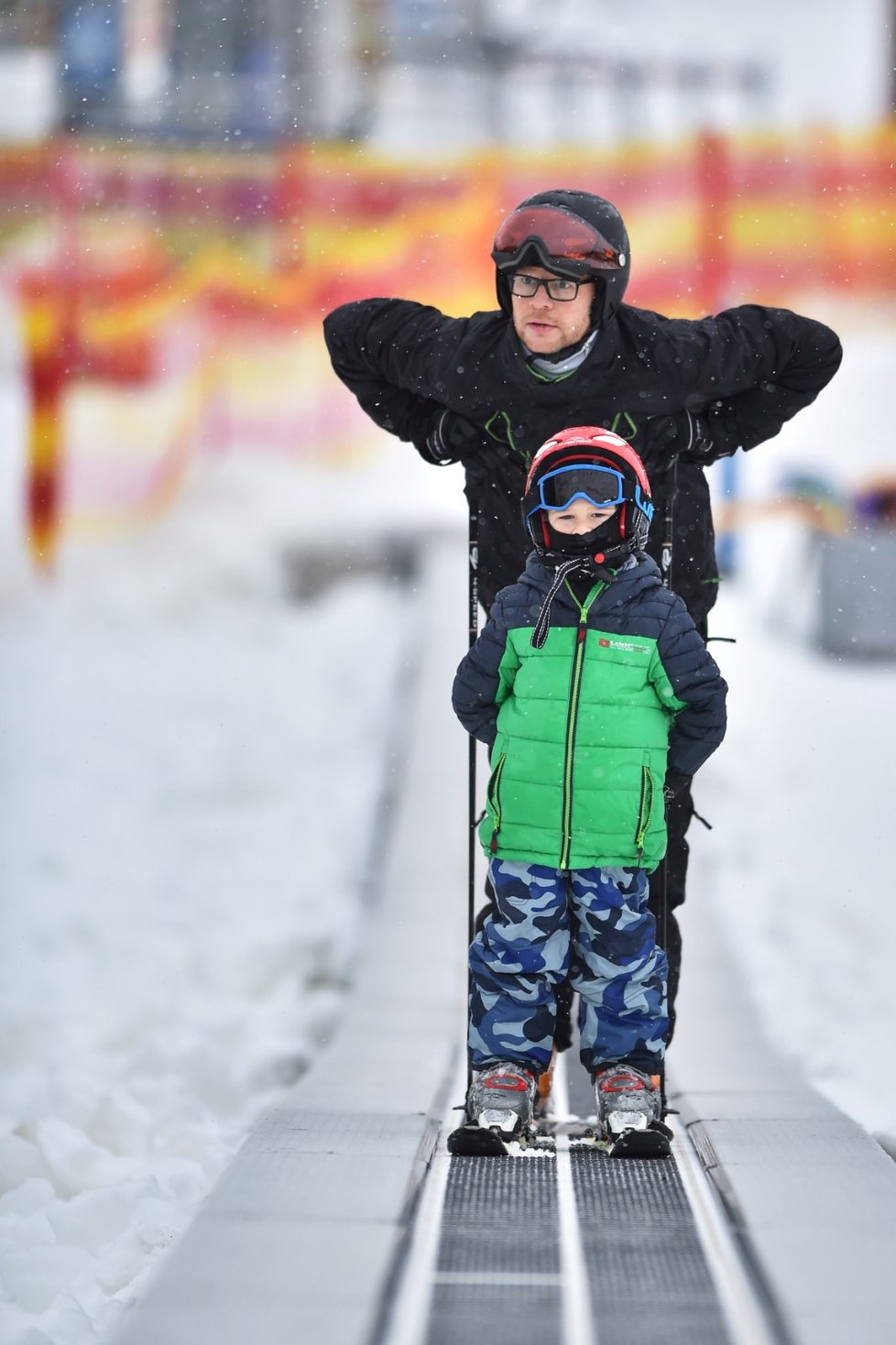 Lyžování ve Skiareálu Lipno