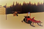 Chlapec (10) při lyžování na Zadově narazil do sloupu: Letěl pro něj vrtulník.