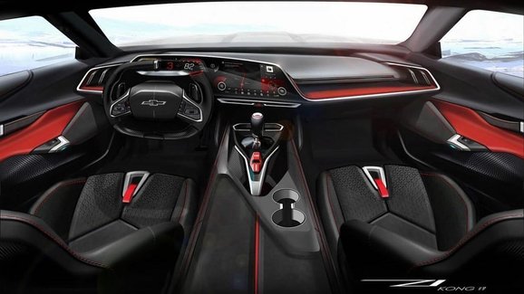 GM Design škádlí skicou nového interiéru. Jde o příští Camaro?