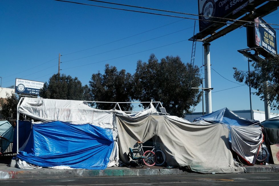 Dodnes se v Los Angeles nachází největší největší bezdomovecké ghetto.